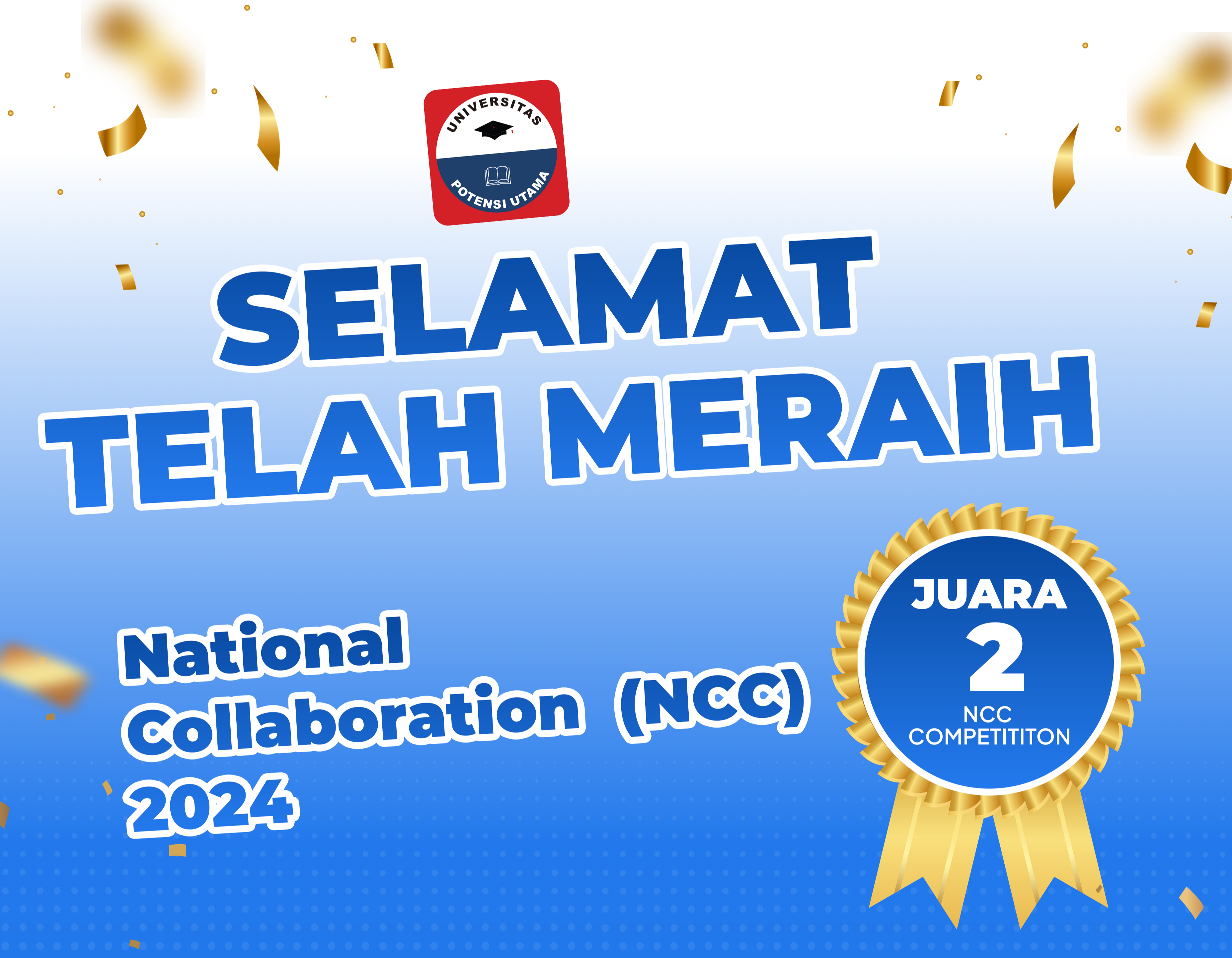 Prestasi Gemilang! Mahasiswa Hubungan Internasional Universitas Potensi Utama Raih Juara 2 dan 3 di National Collaboration Competition (NCC) 2024